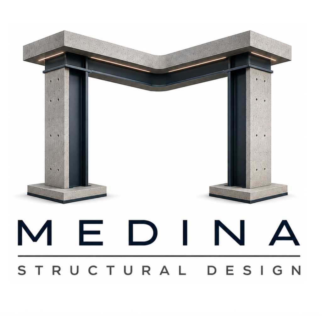 Medina Structural Design — full logo